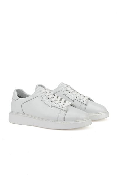 Ziya , Tenis pentru bărbați din piele naturală 151423Z512 alb