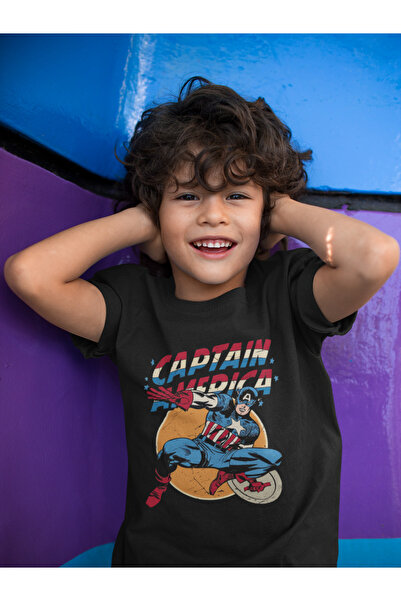 SEVBANO تي شيرت للأطفال مطبوع عليه فيلم المنتقمون للجنسين من تصميم كابتن أمري...