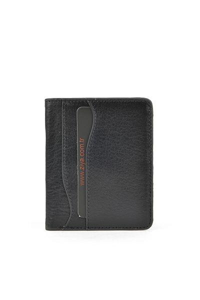 Ziya , Unisex Γνήσιο Δερμάτινο Θήκη Κάρτας 1539852Z02 Μαύρο