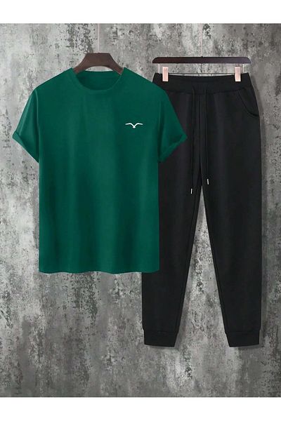Trend Sizde Σετ αθλητικής φόρμας Unisex Seagull με στάμπα επάνω και κάτω