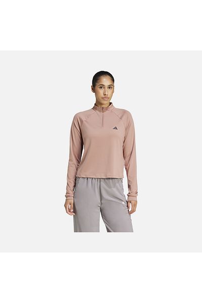 adidas Children's Pink Sweatshirt Tr-Es 1/4Zip Jp1822