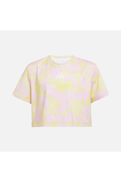 adidas Παιδικό κίτρινο T-shirt Jg Tr-es Fl Te Jı6098