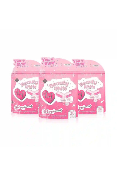You Glow babe مكمل بيوتي وايت ٤ في ١ ٥٠٠ ملغ ٣٠ كبسولة - ٣ عبوات