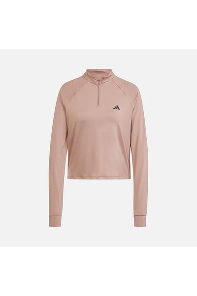 adidas Children's Pink Sweatshirt Tr-Es 1/4Zip Jp1822