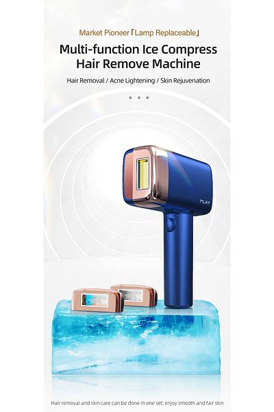 Mlay T14 Hair Removal Device HR+SR+AC, Body Hair Removal, Removing Wrinkles Removing Acne Ice cool