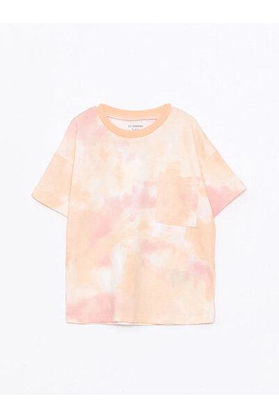 LC Waikiki LCWaikiki Turuncu Bisiklet Yaka Kısa Kollu Erkek Bebek Tişört