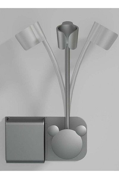 COOYA Hair Dryer Bracket, Hands-Free, Flush-Free, Seamless Wall Mount for Universal Hair Dryer Models
