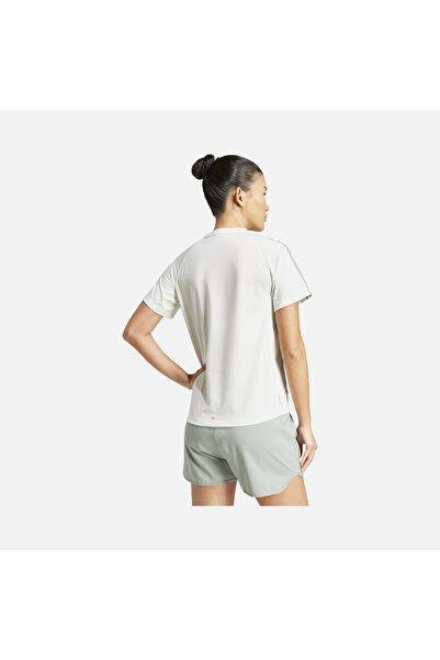 adidas Aeroready Own The Run 3-stripes Running Short-sleeve Kadın Tişört