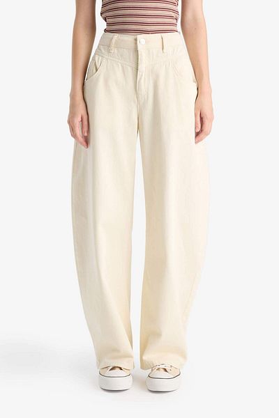 DeFacto Coool Baggy Fit Normal Waist Gabardine Trousers F8204Ax25Au