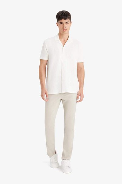 DeFacto Regular Fit Polo Neck Short Sleeve Shirt F6054Ax25Sm