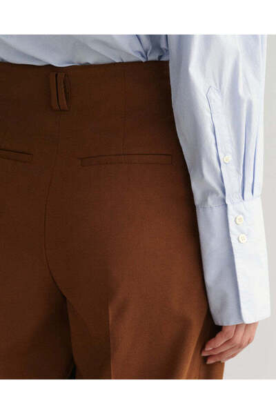 Gant High-Waisted Wide Leg Pleated Pants