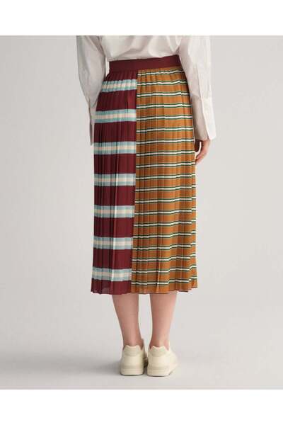 Gant Striped Pleated Skirt
