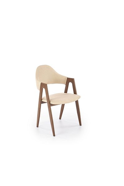 Halmar Sofia chair for living room, fabric upholstery, height 80 cm, beige