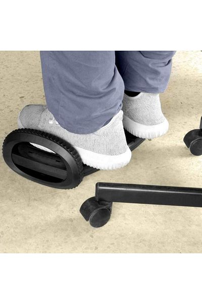 PROCART Ergonomic footrest, adjustable height, 40 degree angle, rocking, anti-slip