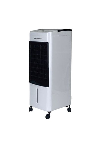 Hausberg Ventilator cu racire si umidificare aer HB-5955AB, 3 viteze, telecomanda, temporizator 12 o