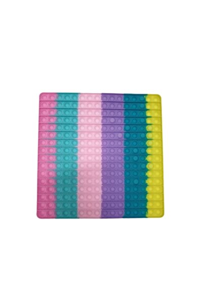 OEM Jucarie POP It, Patrat Mare, 32 cm, 256 Buline, Senzorial, Silicon moale,...