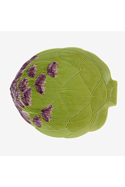 Bordallo Pinheiro Artichoke Green Ceramic Serving Plate 41 cm