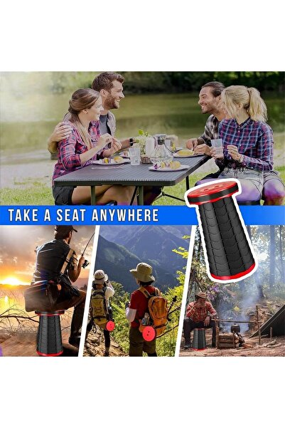 Generic 2Folding Chairs with Retractable Strap,Travel,Camping&Hiking,Lightweight,Outdoor Sitting,Multicolor