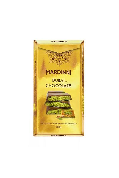MARDINNI Dubai Milk Chocolate with Pistachio Filling 200g