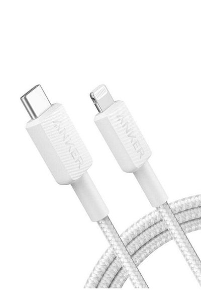 Anker 322 Type-C To Lightning Braided Cable 1.8M White