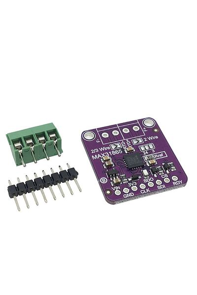OEM MAX31865 amplifier module for PT100 or PT1000 temperature sensor