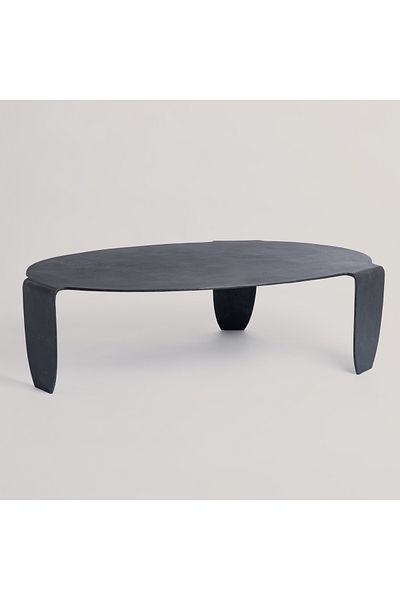 homez Metal Coffee Table, Black 125*66*35 Cm