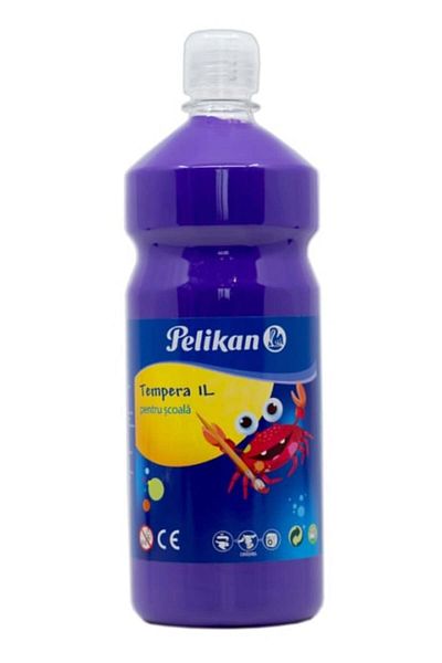 Pelikan Tempera Paint, Color Violet, Material Liquid Paint, Volume 1L