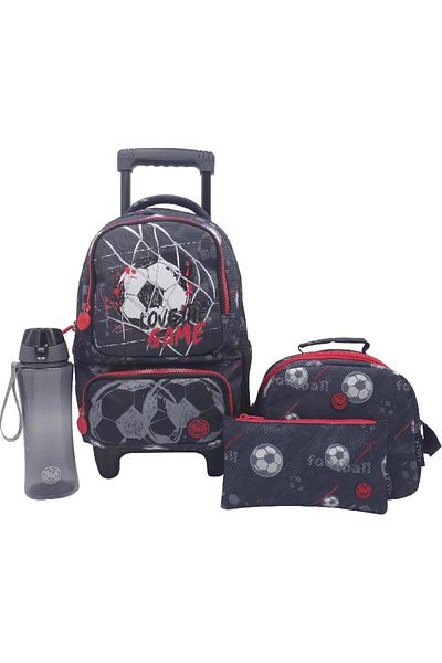 Atrium Football 4-in-1 Value Set Trolley Bag with Accessories – 14 Inch