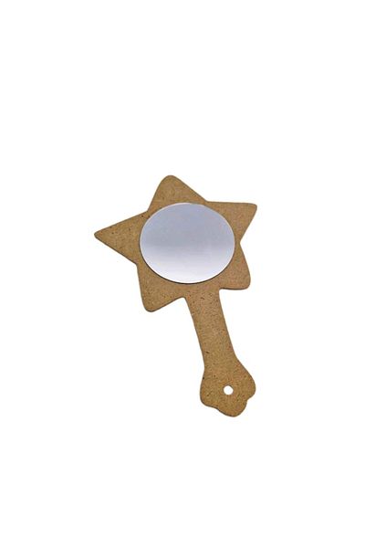 OEM Star-shaped Mirror, MDF, 16x11cm