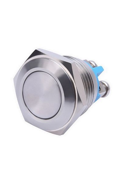 OEM Buton metal, cap drept, 16mm, fara led, 3A