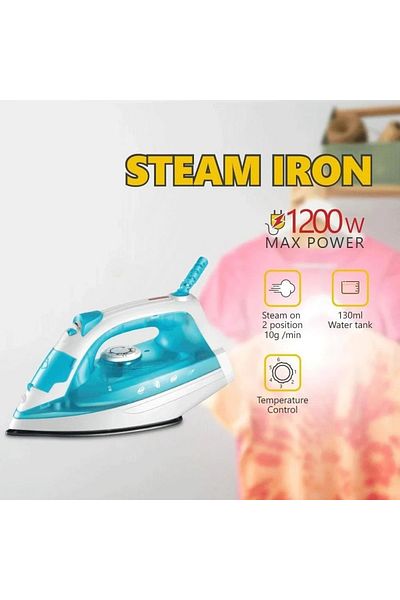 Denx 1200W Multifunctional Steam Iron with Temperature Control