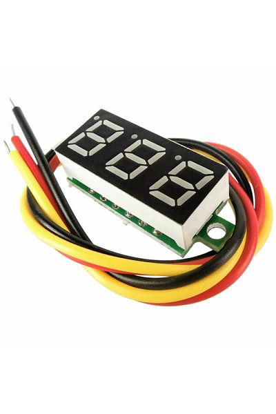OEM Mini digital voltmeter with blue LED display 0.28"