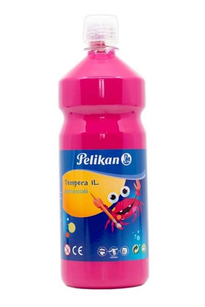 Pelikan Tempera Paint, Color Light Pink, Material Liquid Paint, Volume 1L
