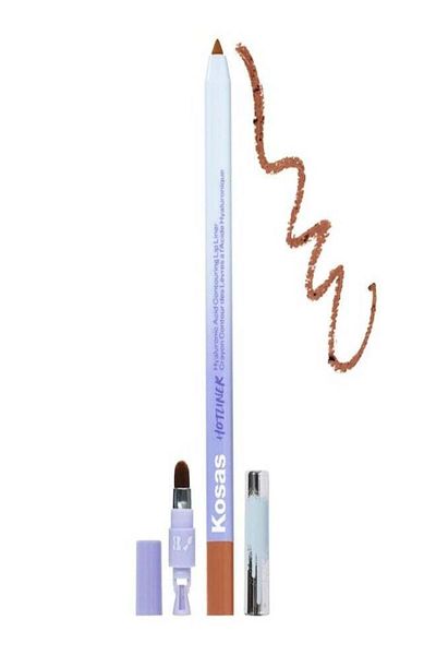 KOSAS Hotliner Precise Contouring Lip Liner with Hyaluronic Acid - Epic - Soft Caramel Brown