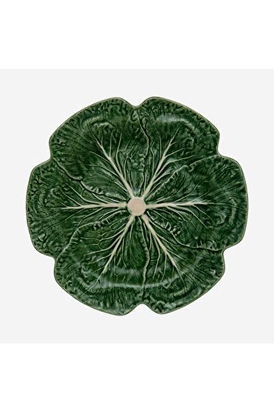 Bordallo Pinheiro Cabbage Yeşil Seramik Servis Tabağı 30,5 Cm