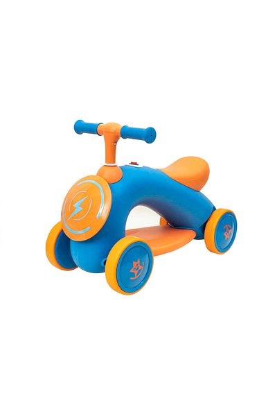 Z-Tools Tricicletă din plastic, fără pedale pentru copii, cu muzică și lumină, albastră / ZTS8365