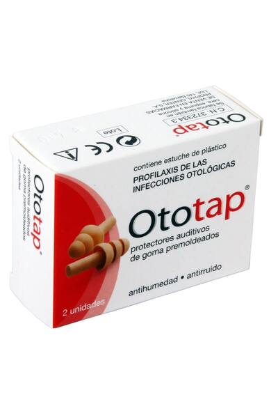 Prohima سدادات أذن مطاطية من أوتو تاب، قطعتان/علبة