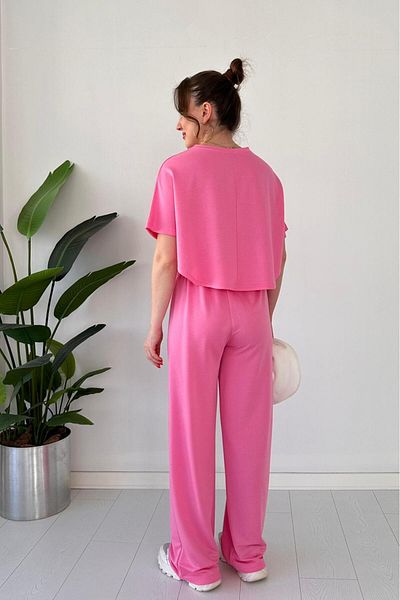 MaziButik Cape Double Suit Pink