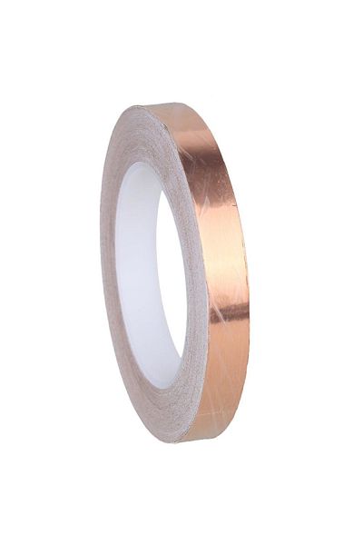OEM Copper tape with adhesive on one side, 12 mm x 10 m