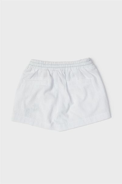 Layette Baby Boy White Shorts