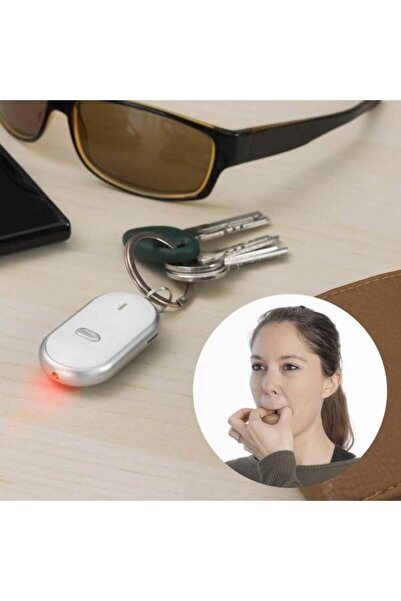 OEM Keychain detector with anti-loss feature, whistle activation, LED red light