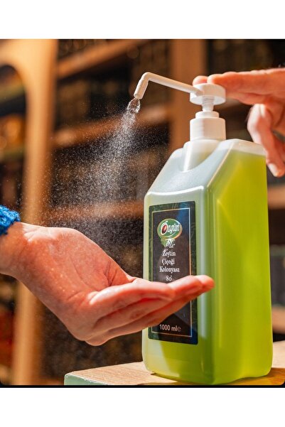 ÖZGÜN ZEYTİN & ZEYTİNYAĞI Zeytin Çiçeği Kolonyası 80°c - 1000 ml Pet Şişe - P...