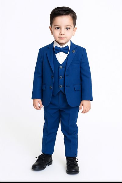 Terry Boy's Bow Tie Vest Shirt Jacket Pants Groom Suit Tuxedo Special Occasion Suit