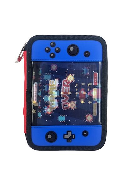 Vervo.ro pentru minți curioase Penar Echipat, Triplu, Gaming, Negru Obsidian, 15x21x7 cm