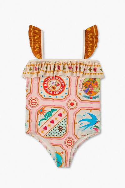 SWATSKY Girl Patterned Swimsuit