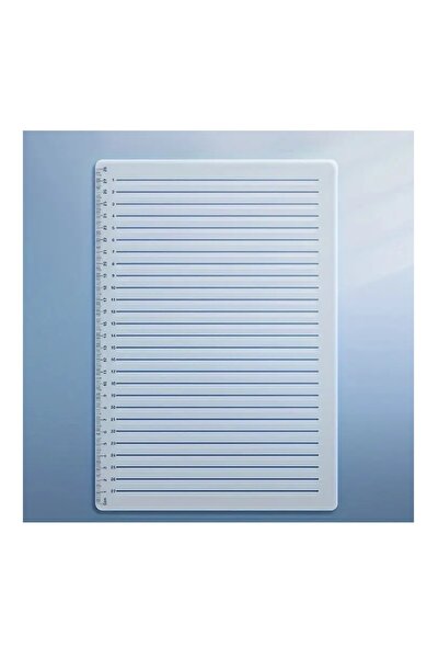 Sanathobi Transparent Plastic Ruler Line Drawing, Practical Line Creation, 1.0cm Spacing 20.5X29.5Cm