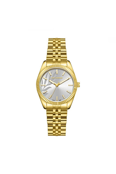 Lee Cooper ساعة يد نسائية LC08102.130 |   علبة ذهبية اللون وسلك فولاذي