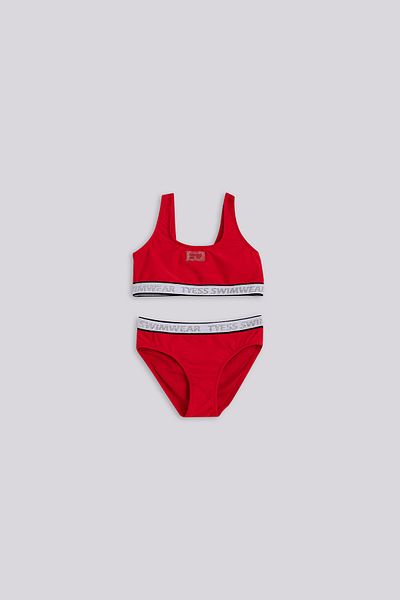 Tyess Girl Red Swimsuit