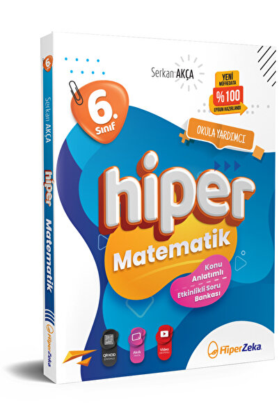 HiperZeka 2026 6. Sınıf Hiper Matematik Konu Anlatımlı & Etkinlikli Soru Bank...