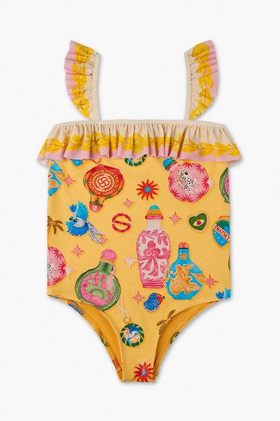 SWATSKY Girl Patterned Swimsuit